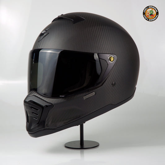 Scorpion Helmet Exo-HX1 Carbon SE (Solid Matte Black)
