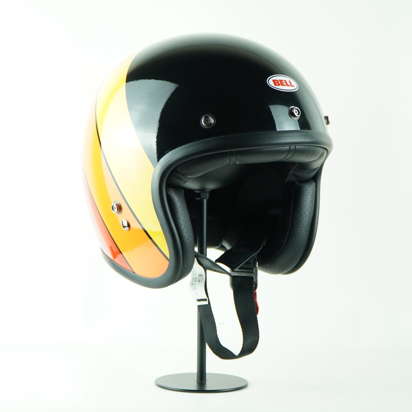 Bell Helmet Custom 500 (Riff Gloss Black/Yellow/Orange/Red)