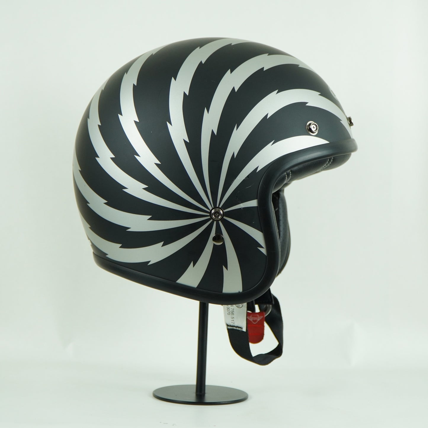 Bell Helmet Custom 500 (Vertigo Black/Silver)