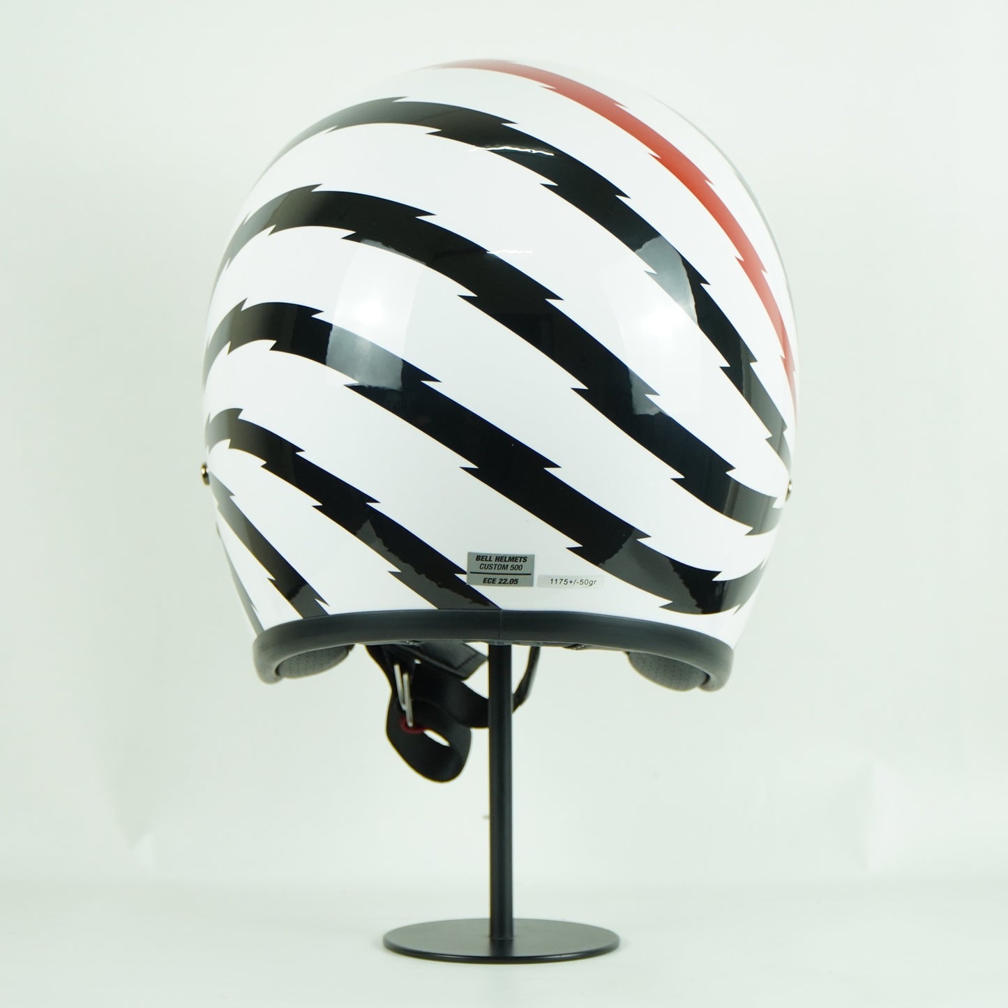 Bell Helmet Custom 500 (Vertigo Gloss White/Black/Red)