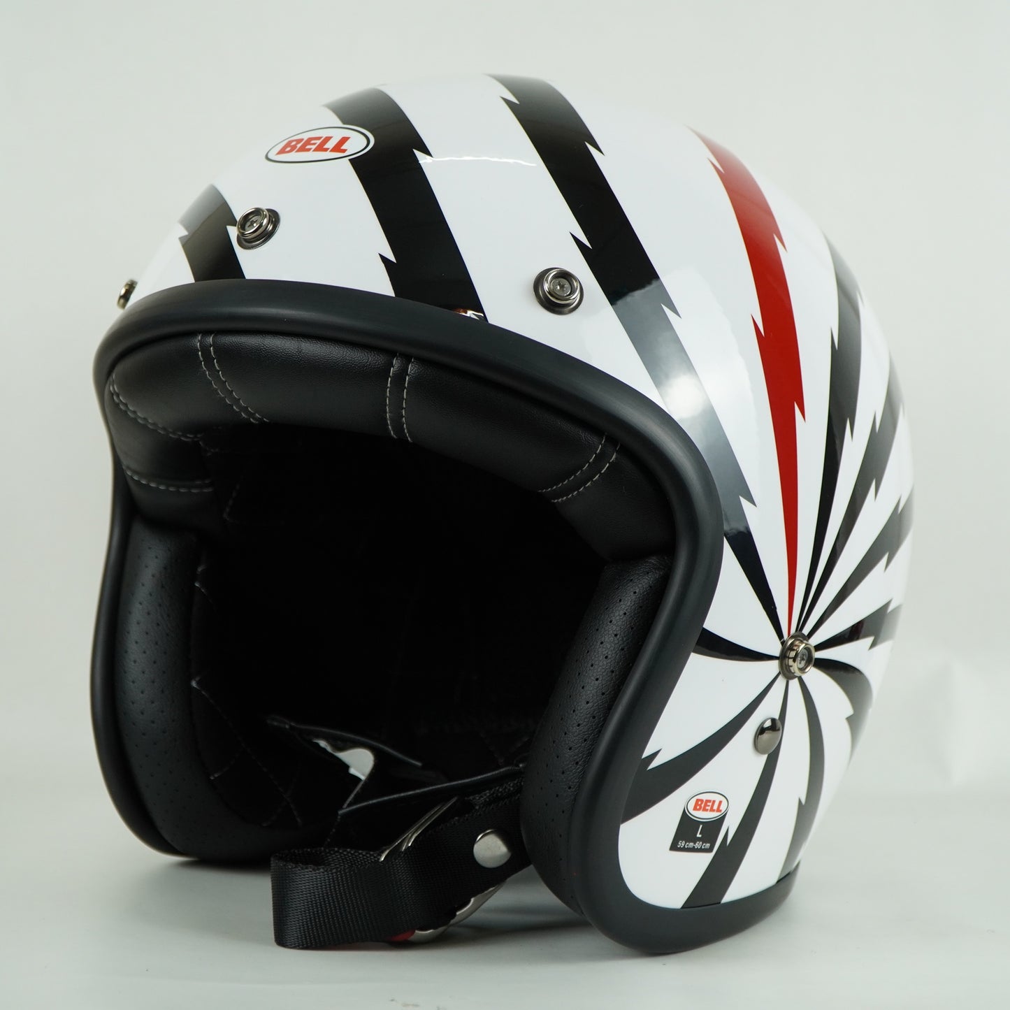 Bell Helmet Custom 500 (Vertigo Gloss White/Black/Red)
