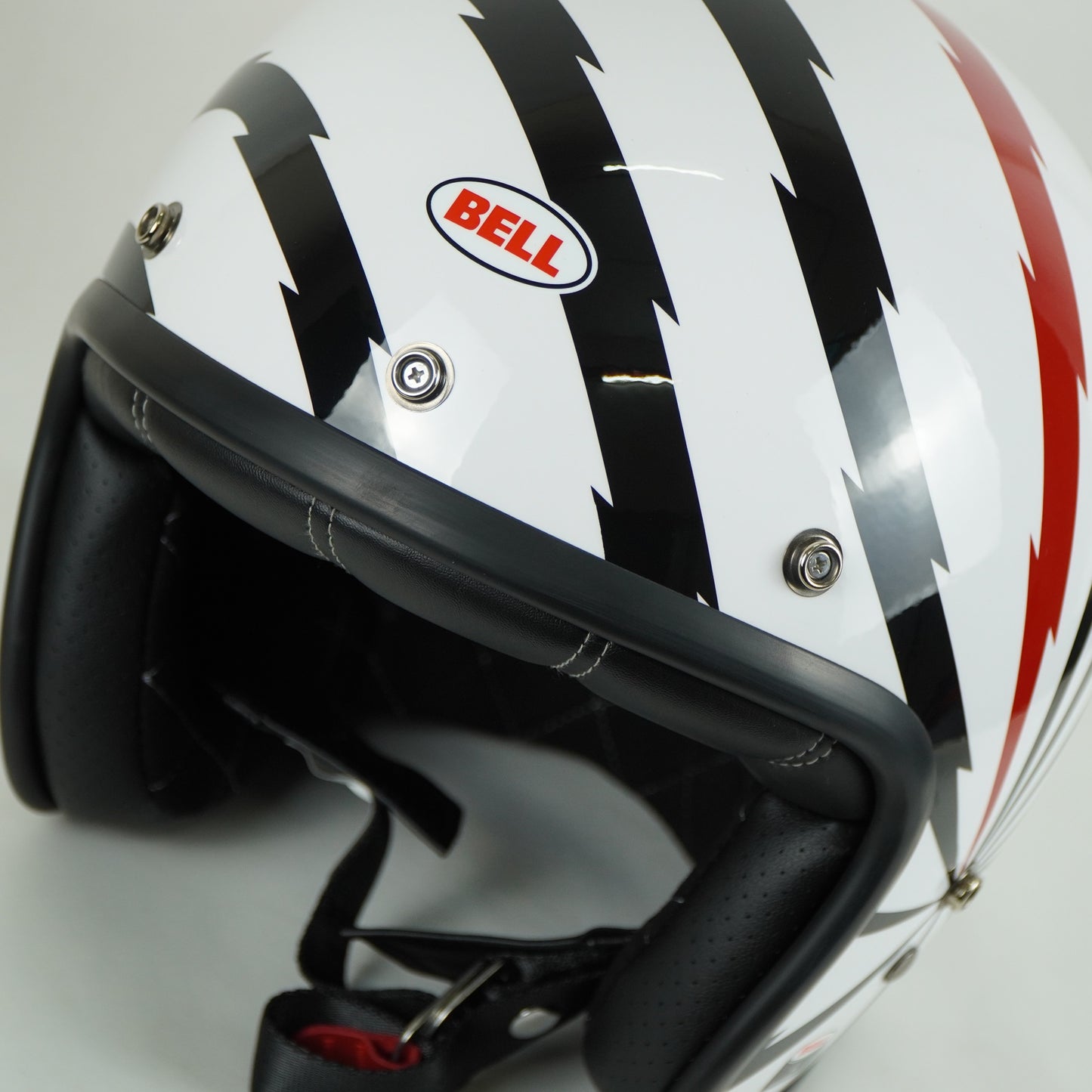 Bell Helmet Custom 500 (Vertigo Gloss White/Black/Red)