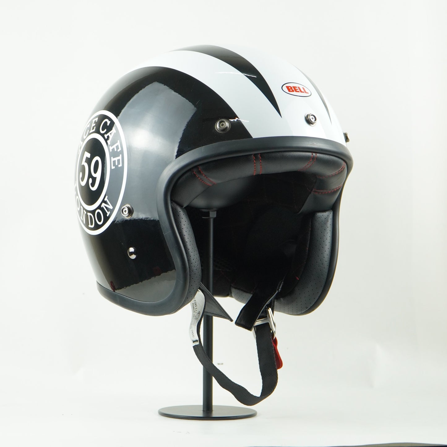 Bell Helmet Custom 500 (Ace Cafe 59 Black/White)