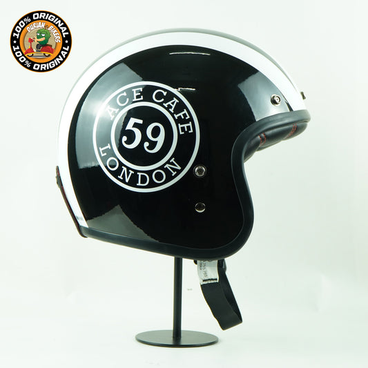 Bell Helmet Custom 500 (Ace Cafe 59 Black/White)