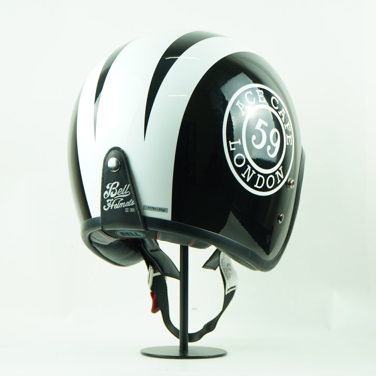 Bell Helmet Custom 500 (Ace Cafe 59 Black/White)
