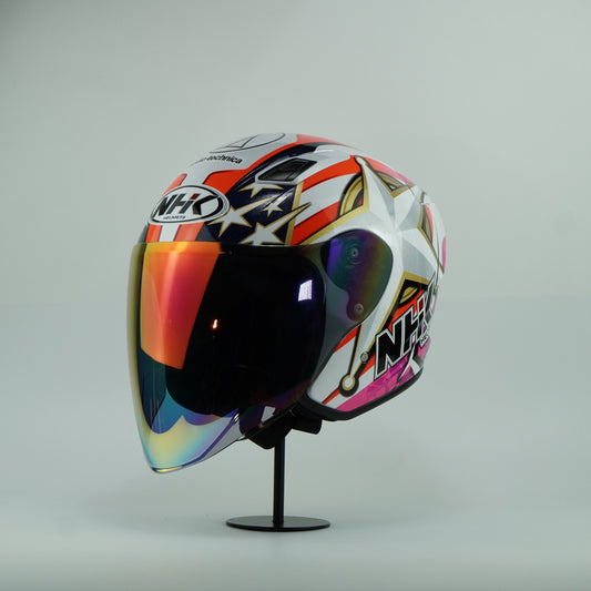NHK Helmet S1GP S Alonso #7 (Star White Glossy)