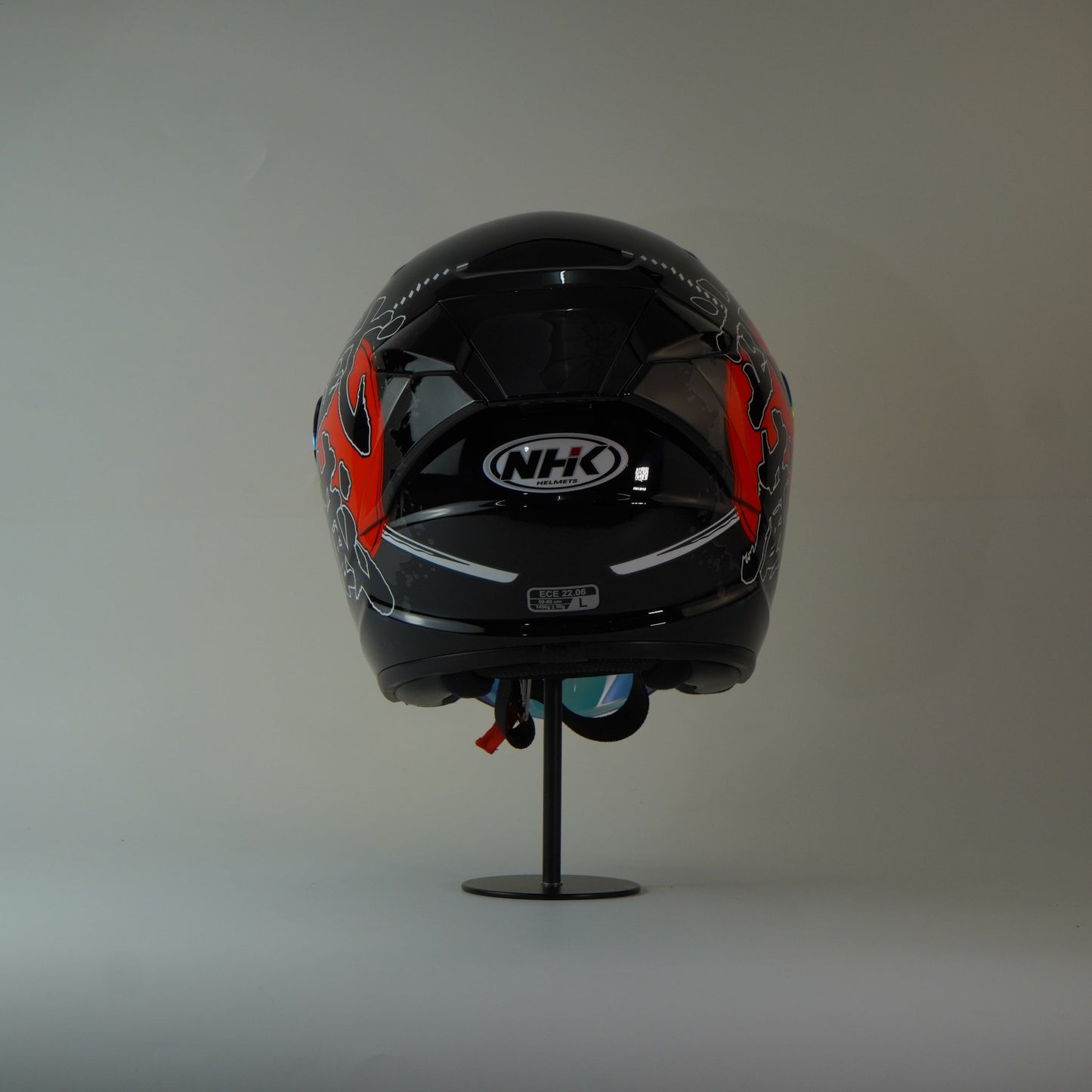 NHK Helmet S1GP S Bushido Musashi (Black/Red Glossy)
