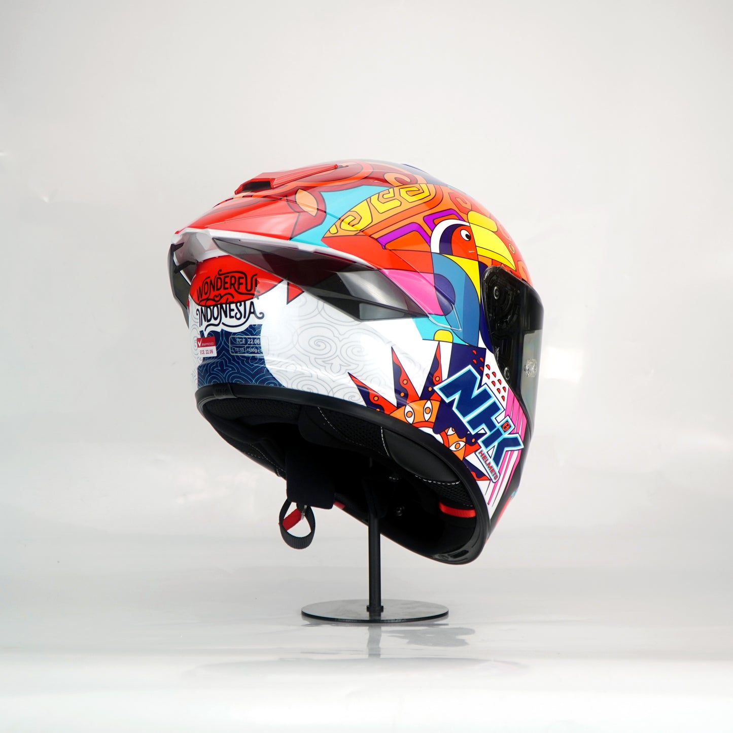 NHK Helmet K5R SV Bobend Sneyder #7 (White Glossy)