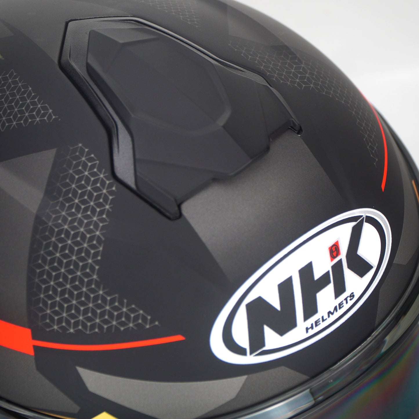 NHK Helmet K5R SV Anomalistic (Black/Red Doft)