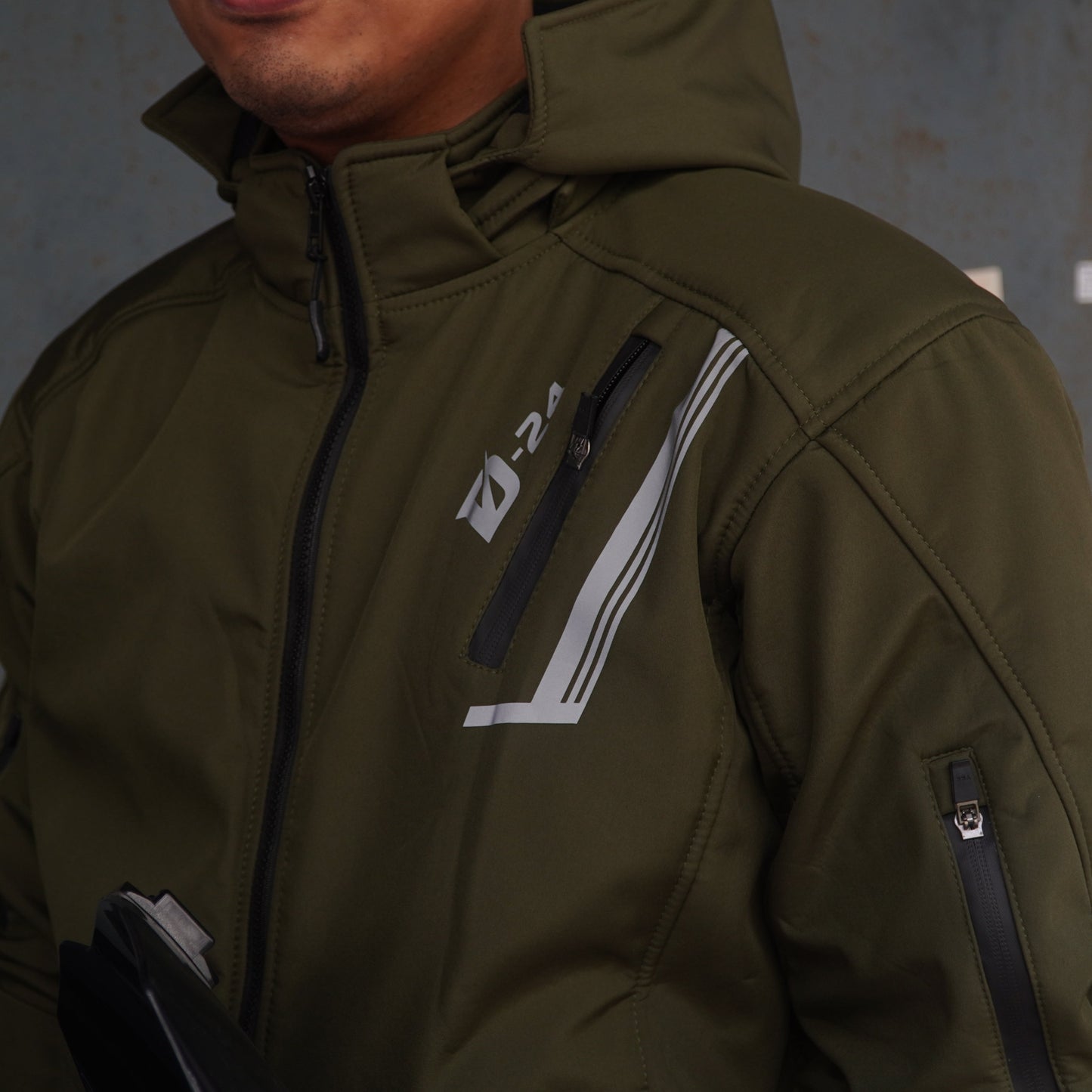 Durian Bikers D-24 Men Jacket Parka (Army Green)