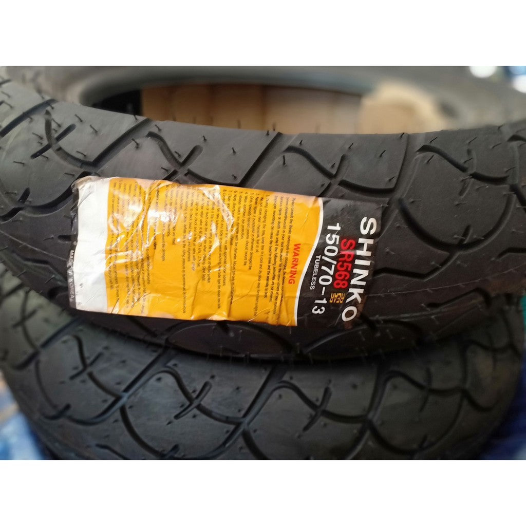 SHINKO TIRE TYRES TAYAR SR568 SCOOTER Tyres Series 110/80-14 140/70-14 160/60-14 150/70-13 160/60-15