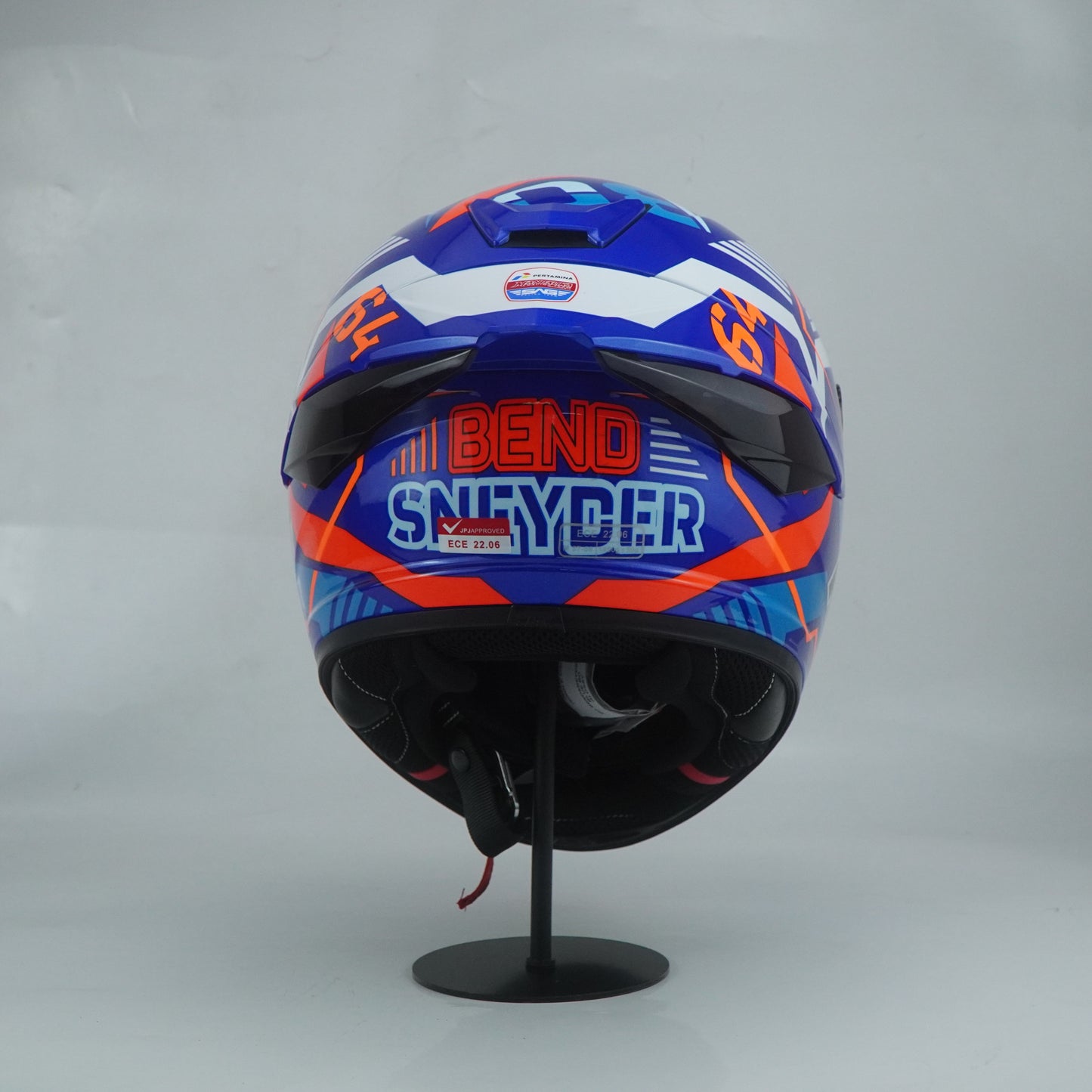 NHK Helmet K5R SV Bobend #5 (Blue Bo Glossy)
