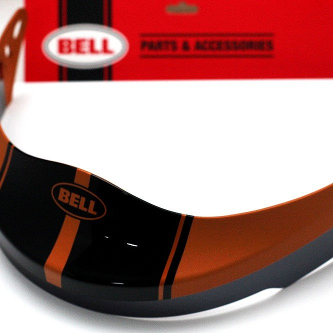 Bell Visor Sparepart for Eliminator Series (Visor Rally Matte/Gloss Black/Orange)