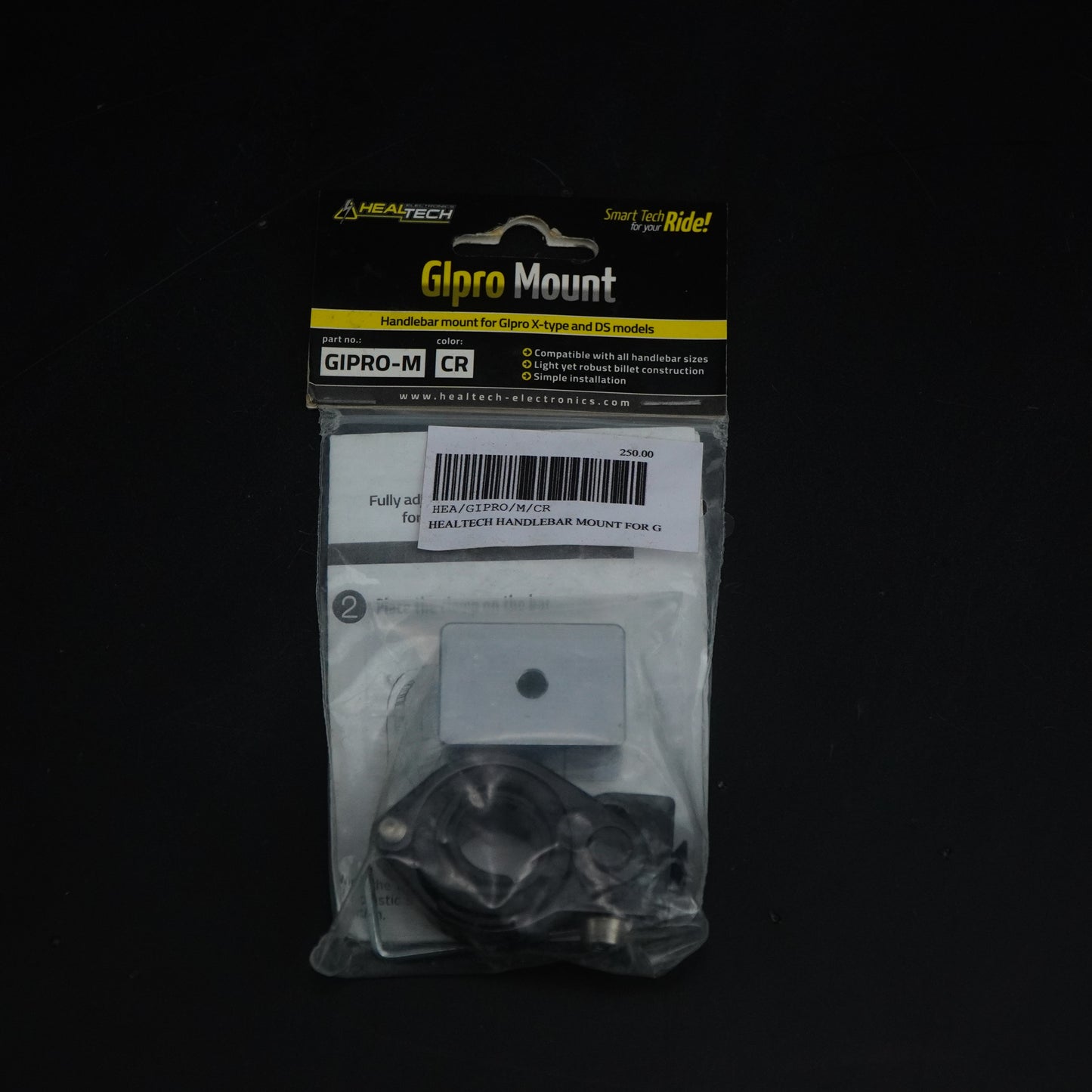 Heal Tech Quickshifter Handlebar mount for GIpro and Shift Light pro (GIPRO-M-CR)