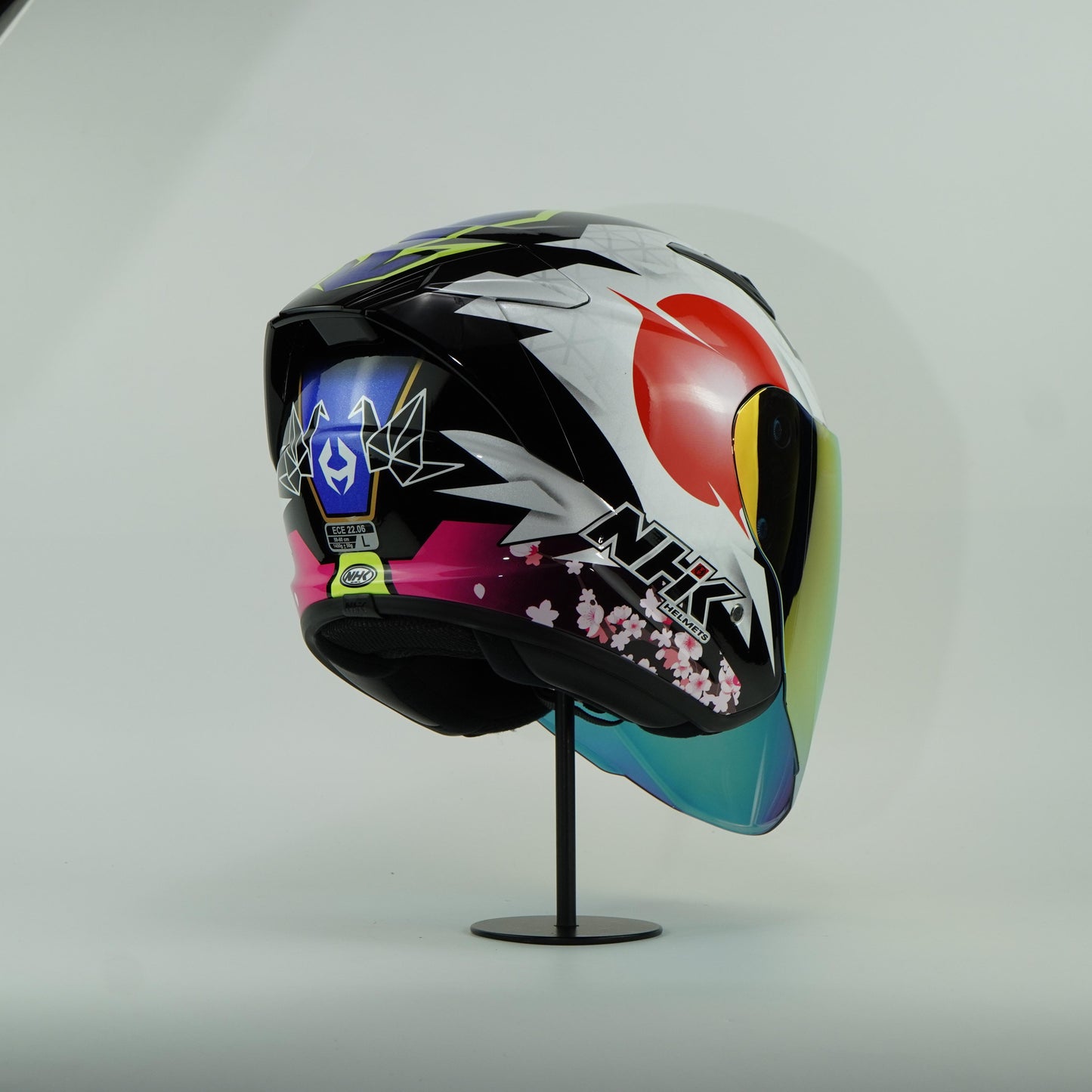 NHK Helmet S1GP S Alonso #4 (Black Blue Glossy)