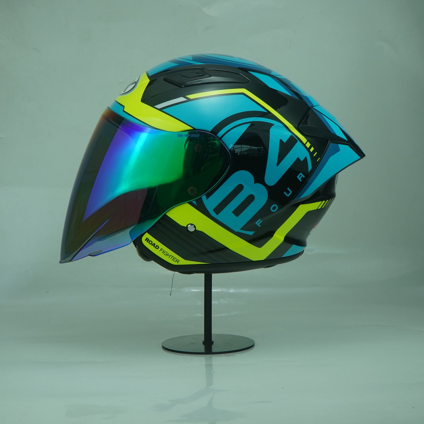 NHK Helmet S1GP S B-Four (Black/Tosca Yellow Glossy)