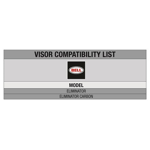 Bell Visor Sparepart for Eliminator (Light Smoke Shield)
