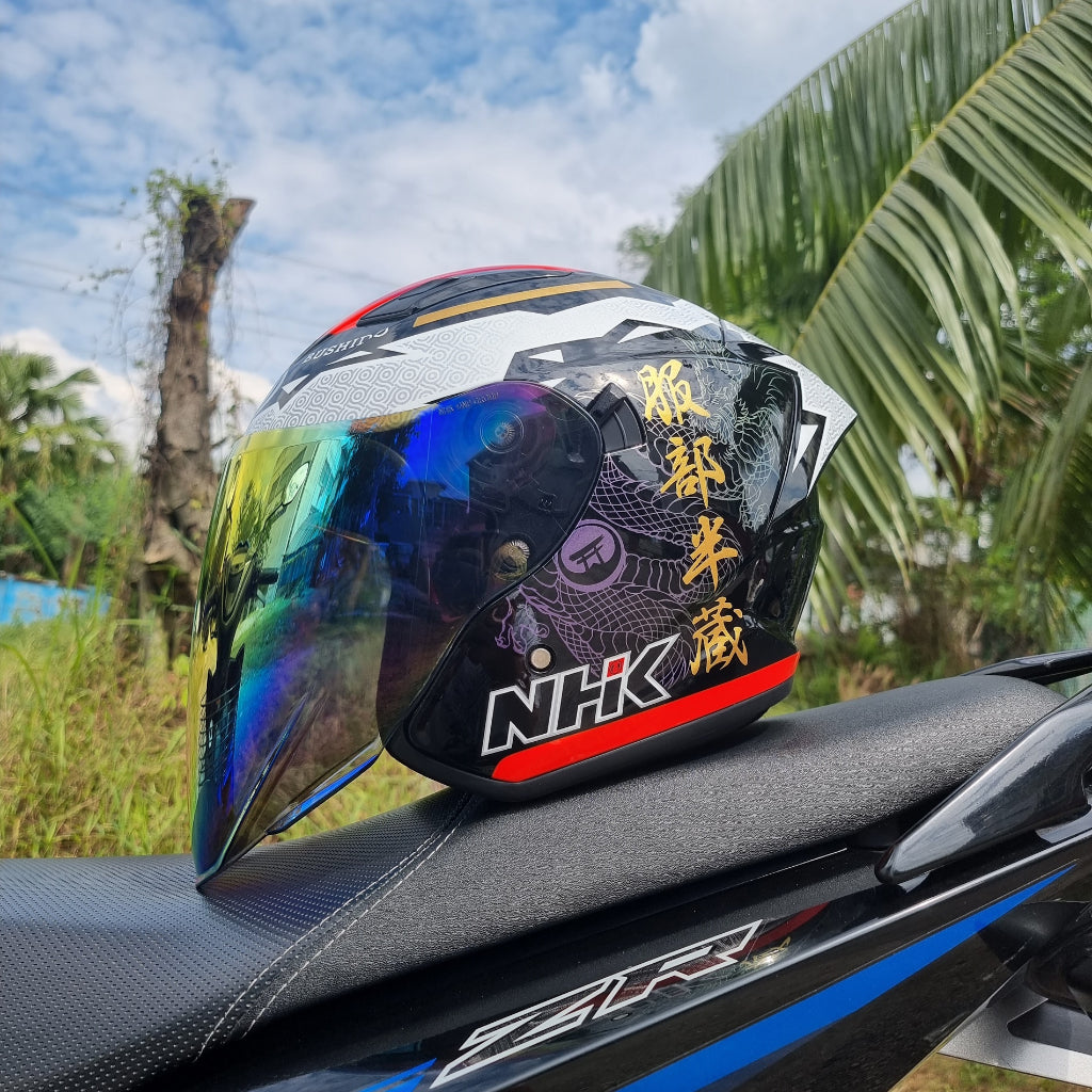 NHK S1GP Visor Sparepart (Titan Purple)