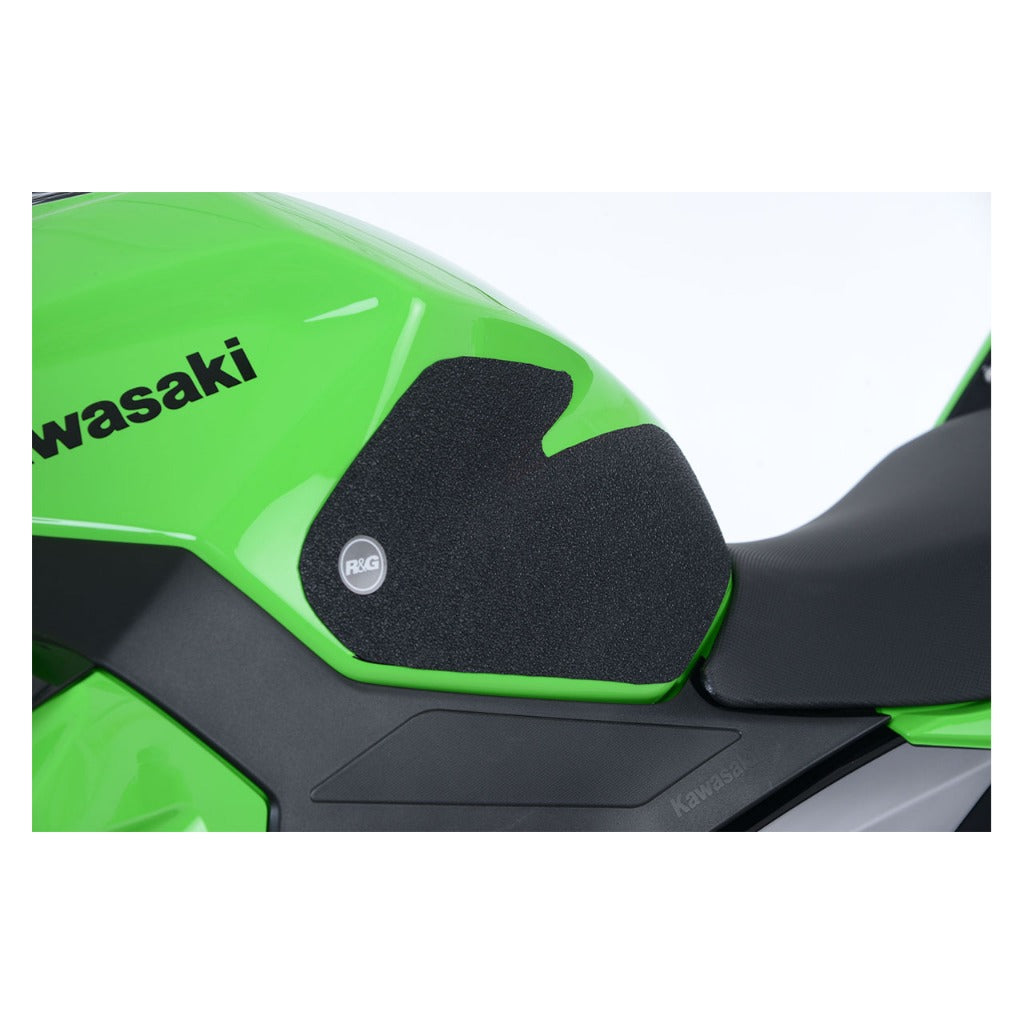 R&G Tank Traction Grips for Kawasaki Ninja 250/400 ('18-) & Z400/ Z250 ('19-) Clear