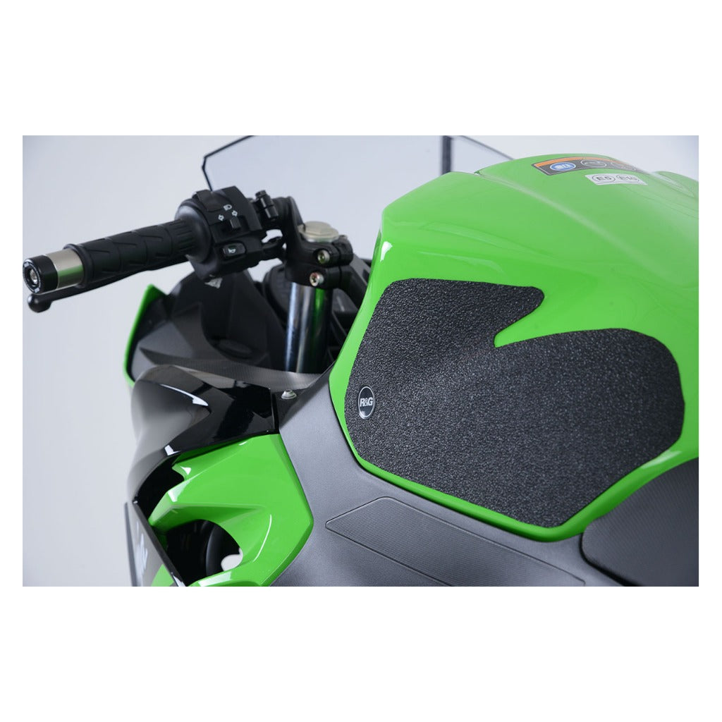 R&G Tank Traction Grips for Kawasaki Ninja 250/400 ('18-) & Z400/ Z250 ('19-) Clear
