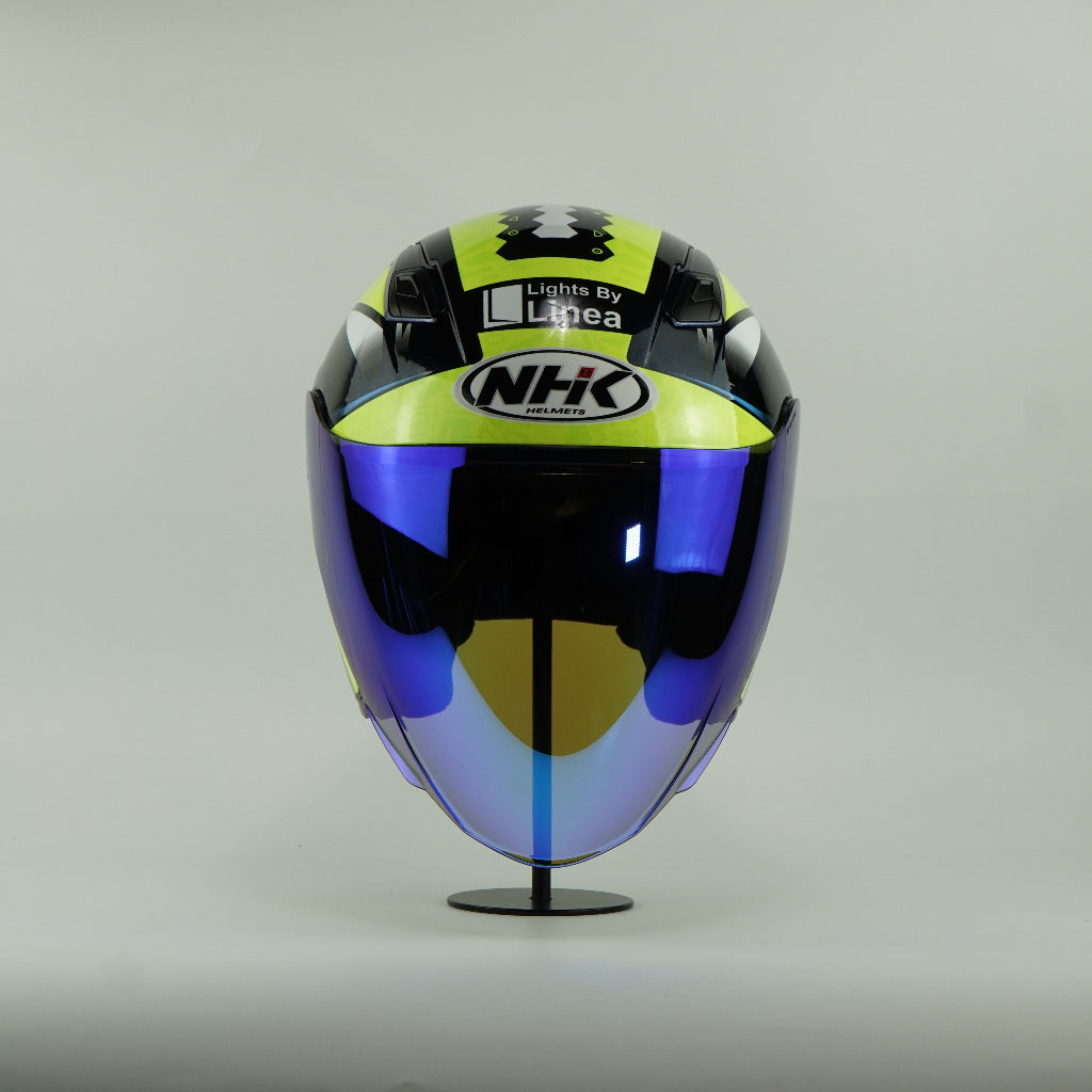 NHK Helmet S1GP S Roberts (Black Metallic Blue Glossy)