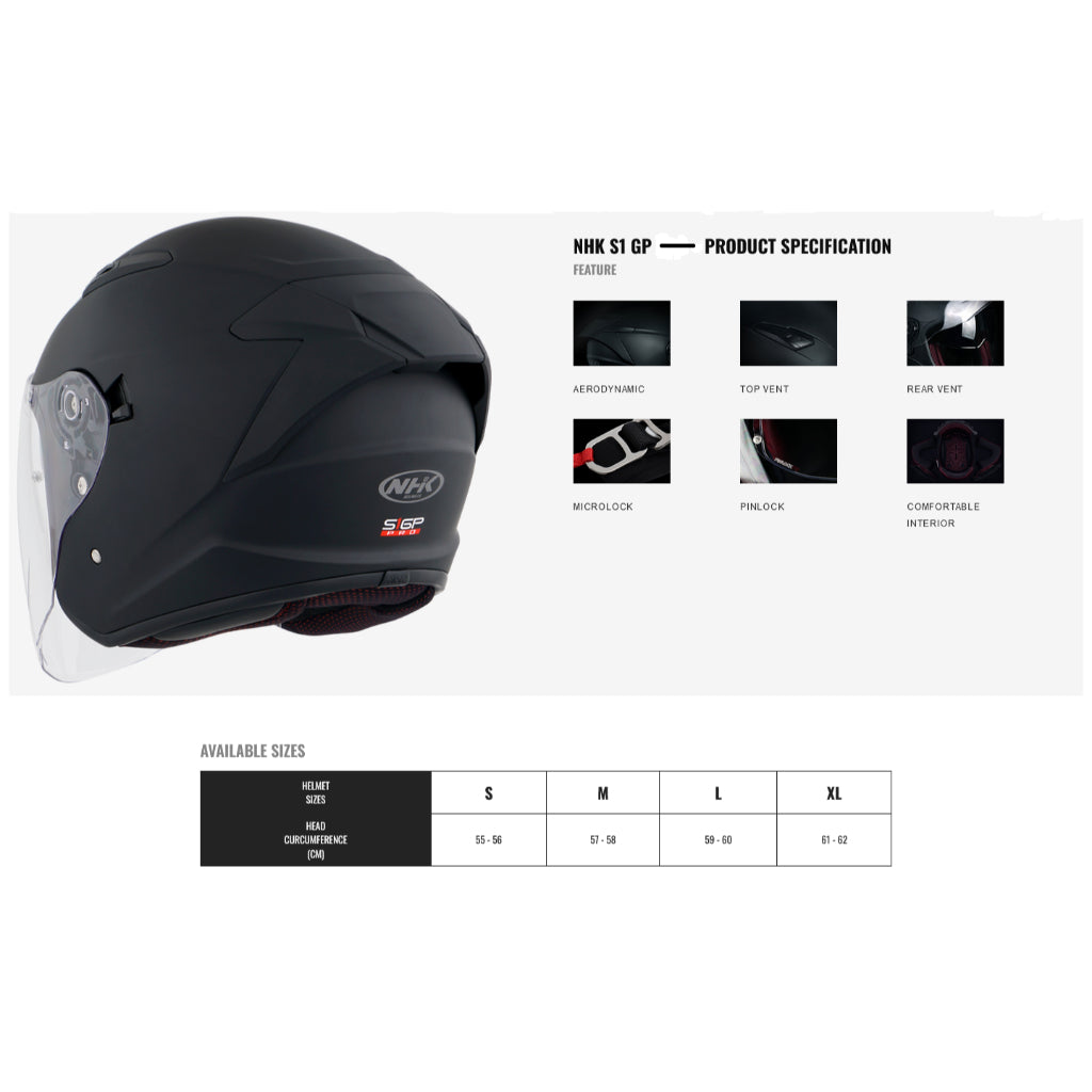 NHK Helmet S1GP S Mural (Black/Tosca Glossy)