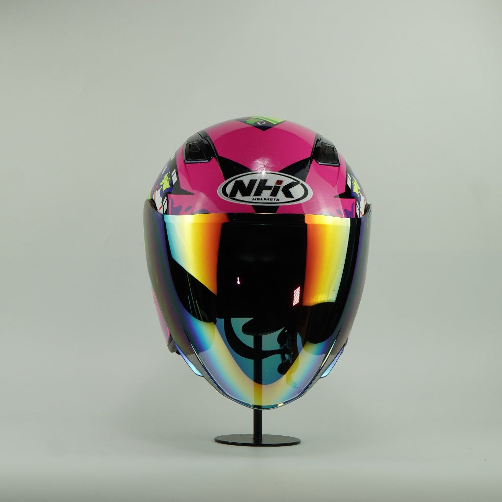 NHK Helmet S1GP S Tamburini (Black Met Blue Glossy)