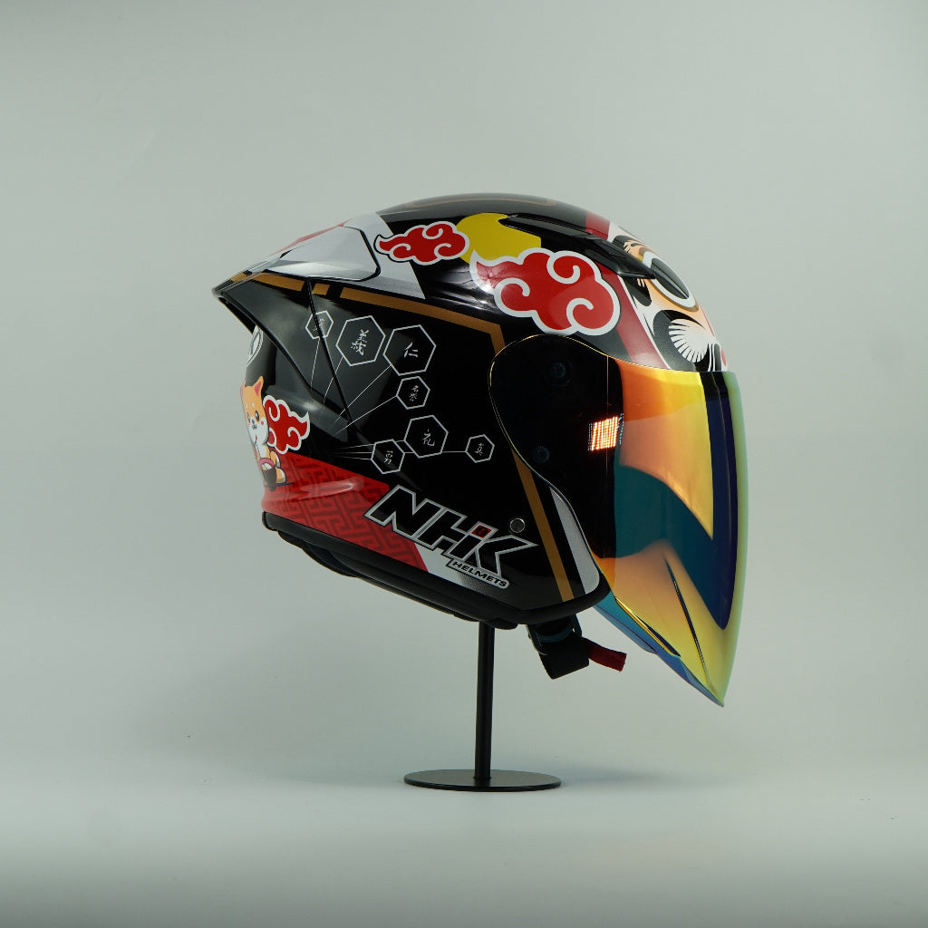 NHK Helmet S1GP S Miha #2 (Black Glossy)