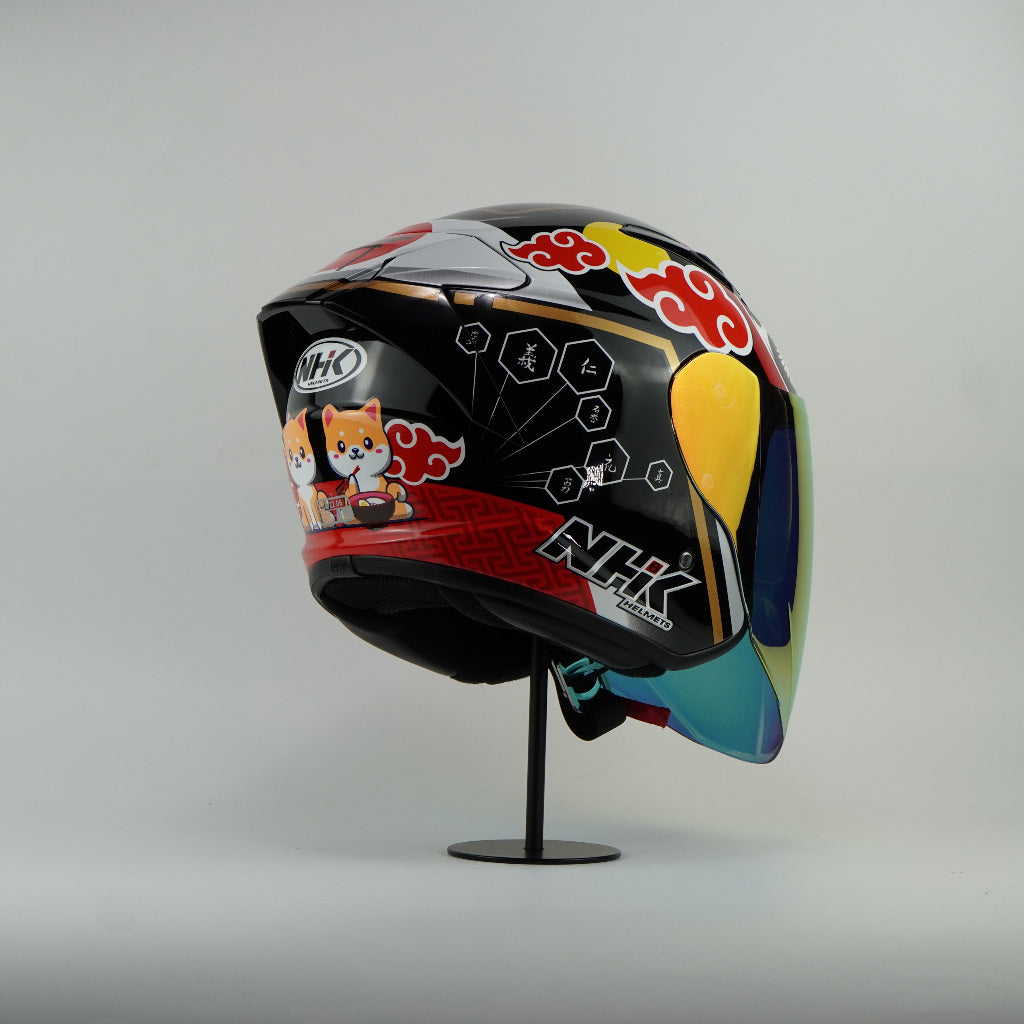 NHK Helmet S1GP S Miha #2 (Black Glossy)