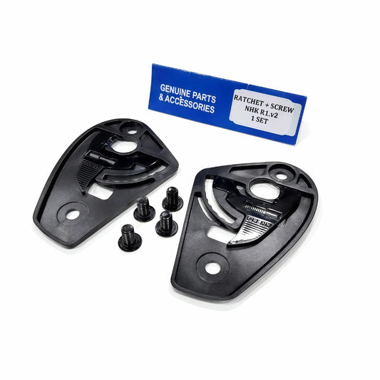 NHK HELMET R1 V2 Rachet Visor Mechanism + Screw (1 Set)