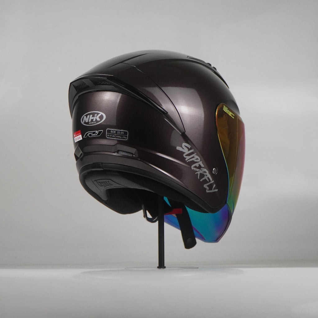 NHK Helmet R1S Solid (Mohagany Metallic)