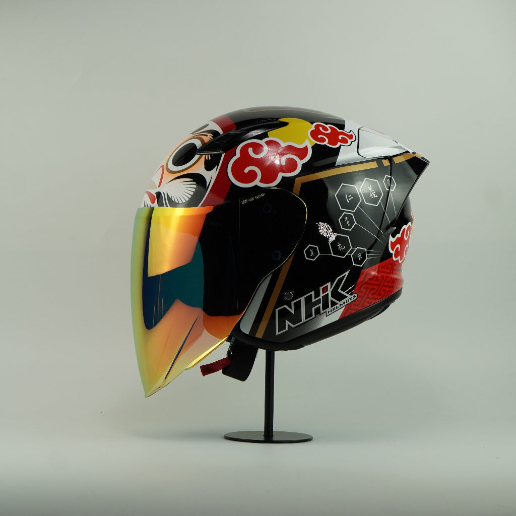 NHK Helmet S1GP S Miha #2 (Black Glossy)