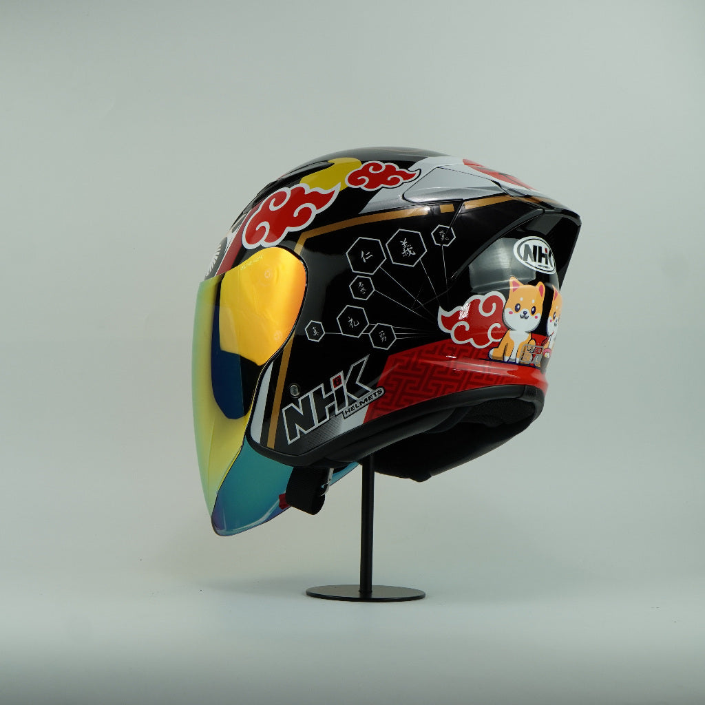 NHK Helmet S1GP S Miha #2 (Black Glossy)