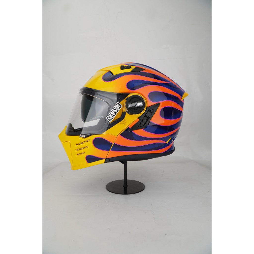 Simpson Helmet Darksome (WILDFIRE YELLOW)
