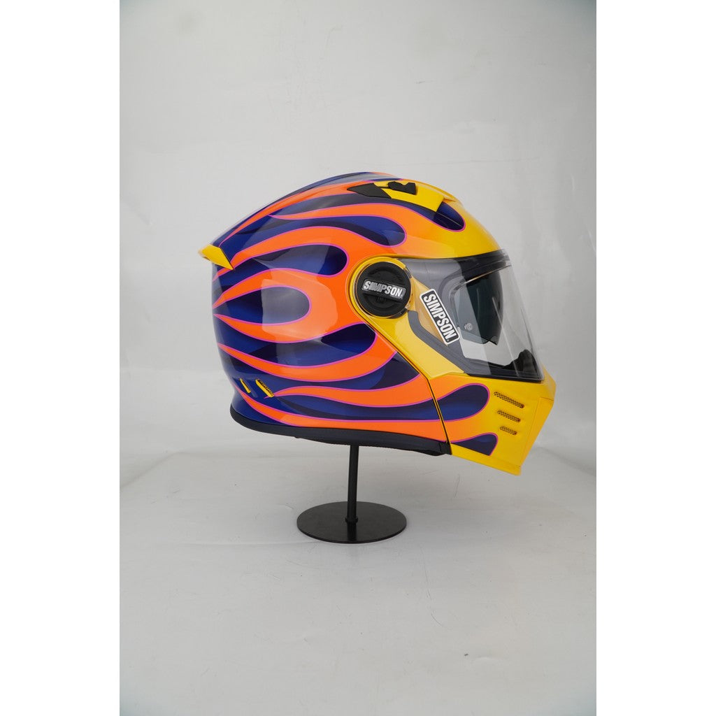 Simpson Helmet Darksome (WILDFIRE YELLOW)