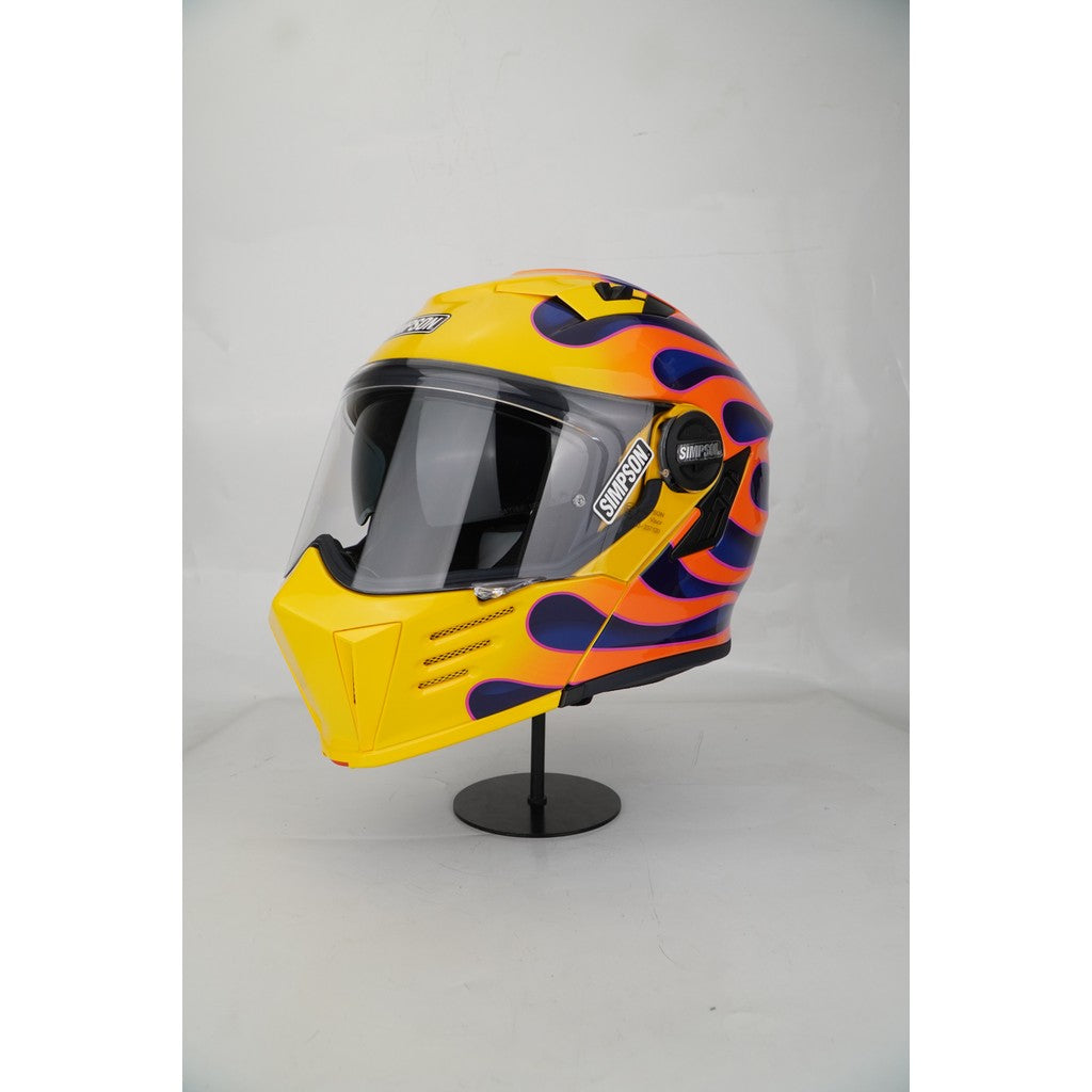 Simpson Helmet Darksome (WILDFIRE YELLOW)