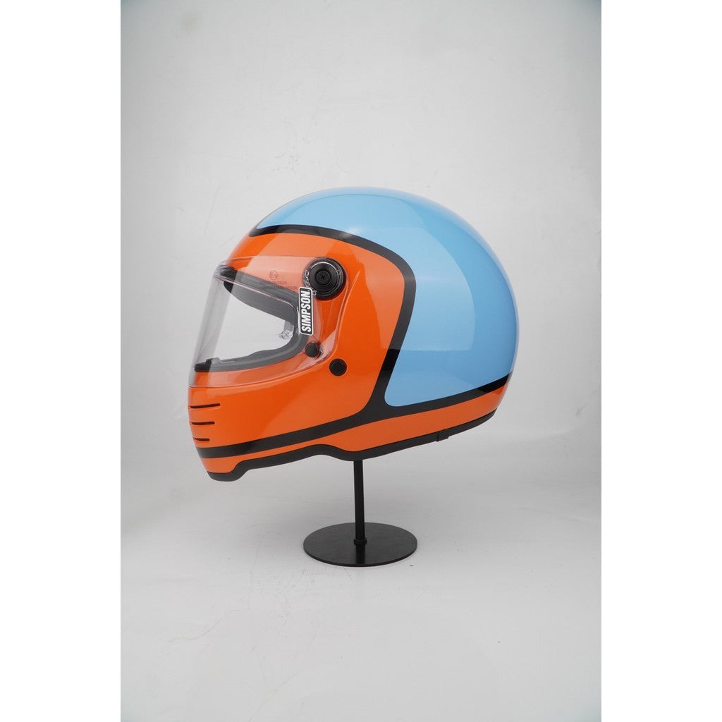 Simpson Helmet M62 (Honda Orange/Blue)