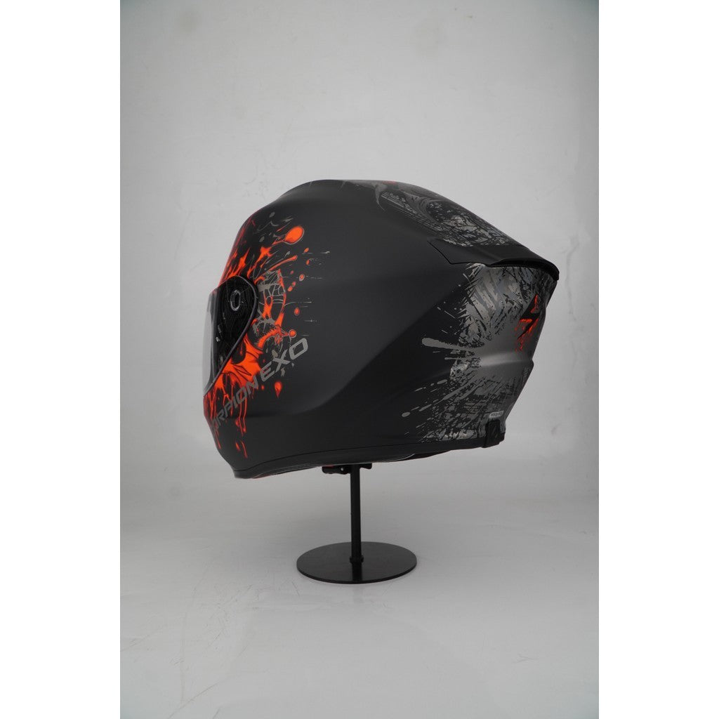 Scorpion Helmet Exo-391 (WOLF MATT BLACK / RED)