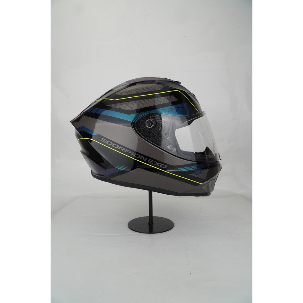 Scorpion Helmet Exo-391 (LEO BLACK/BLUE)