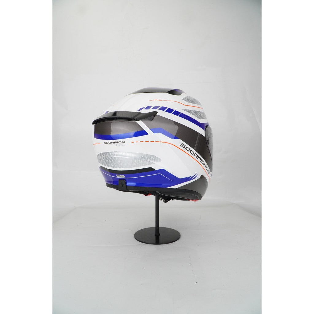 Scorpion Helmet Exo-391 (LEO WHITE/ BLUE)