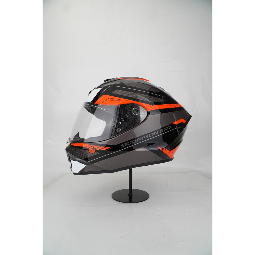 Scorpion Helmet Exo-391 (LEO BLACK / RED)