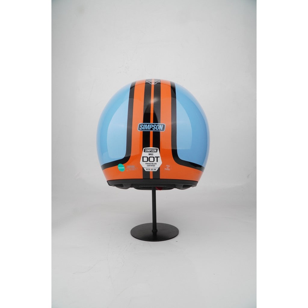 Simpson Helmet M62 (Honda Orange/Blue)