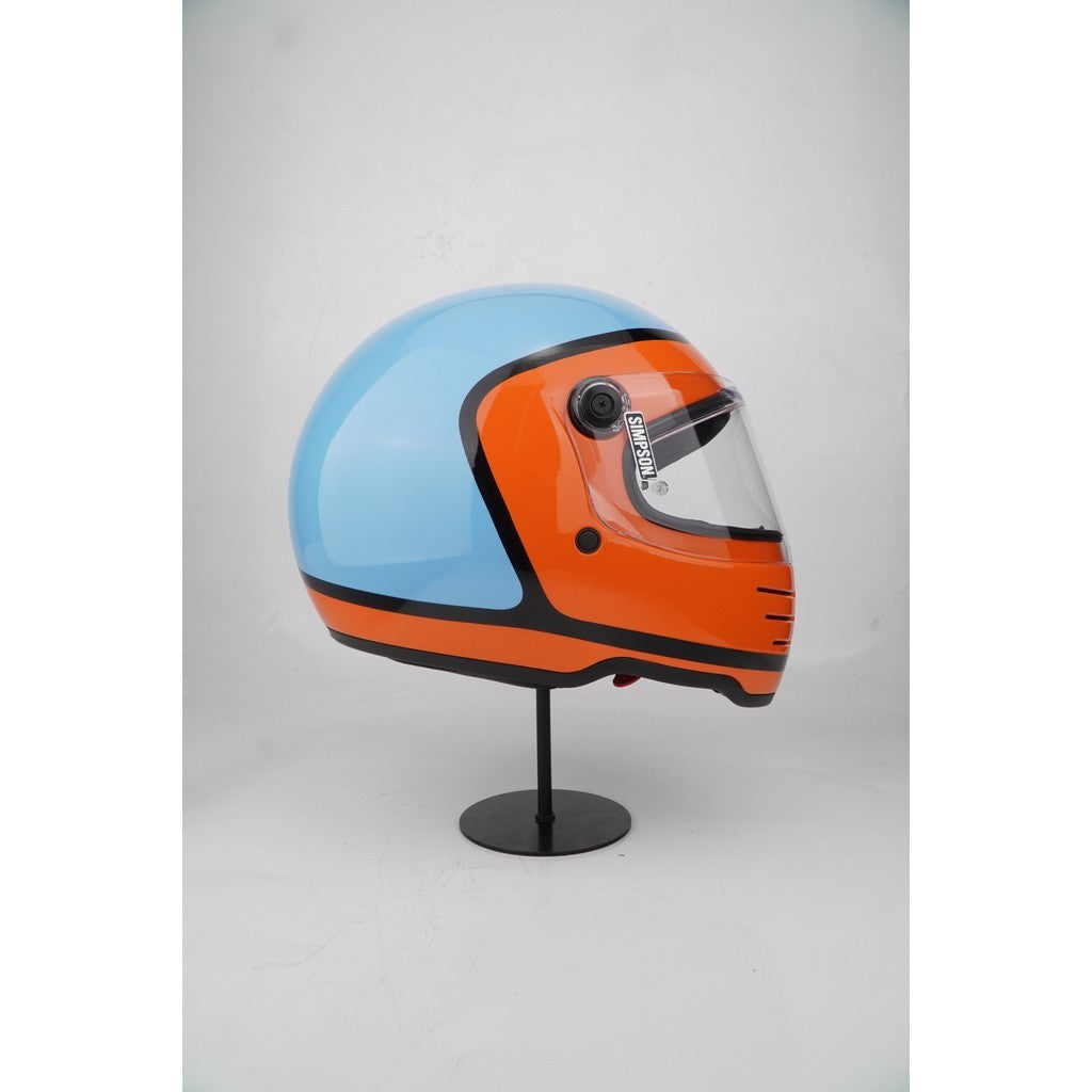 Simpson Helmet M62 (Honda Orange/Blue)