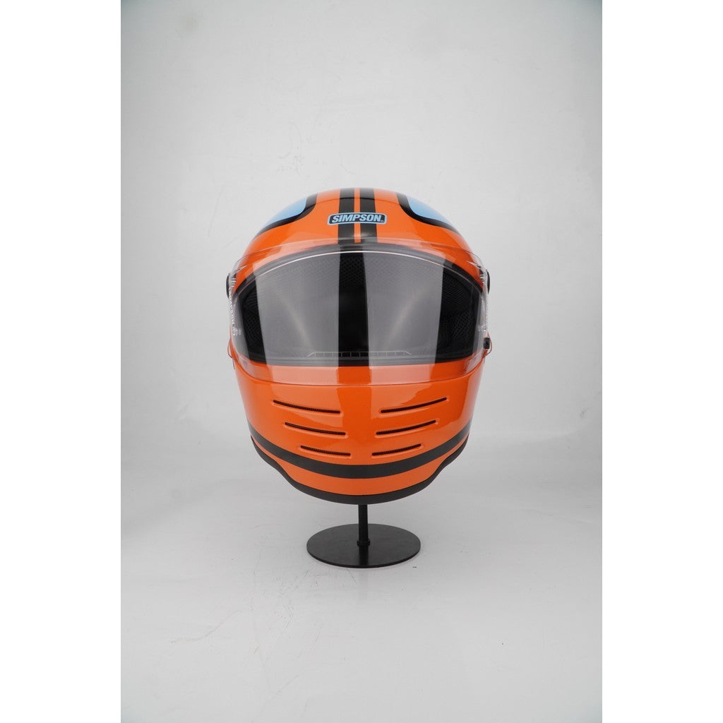 Simpson Helmet M62 (Honda Orange/Blue)