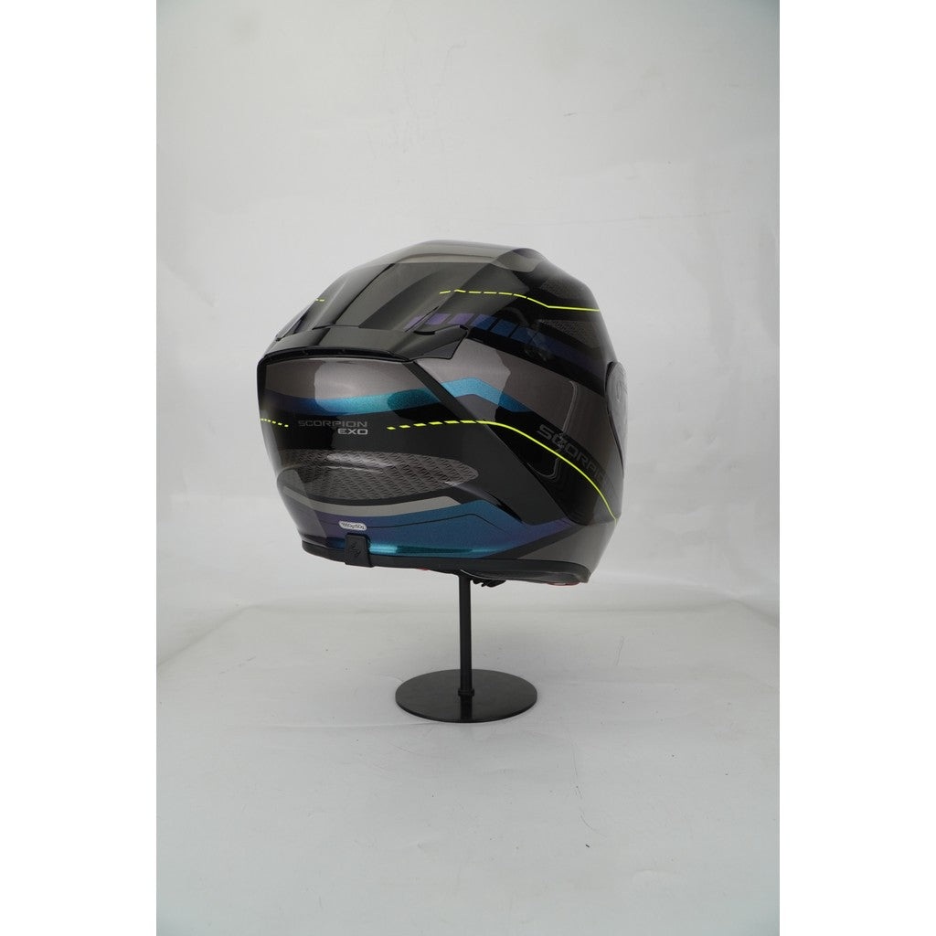 Scorpion Helmet Exo-391 (LEO BLACK/BLUE)