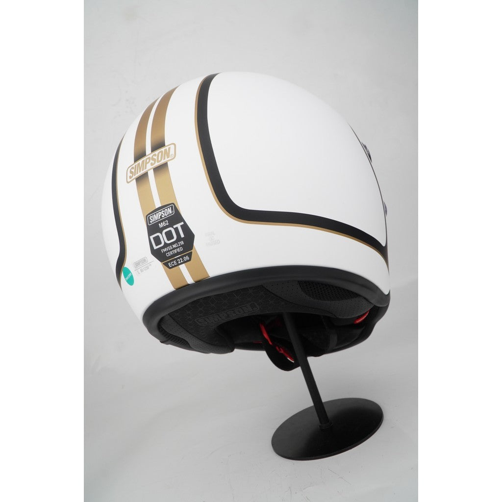 Simpson Helmet M62  (Honda Matt White)