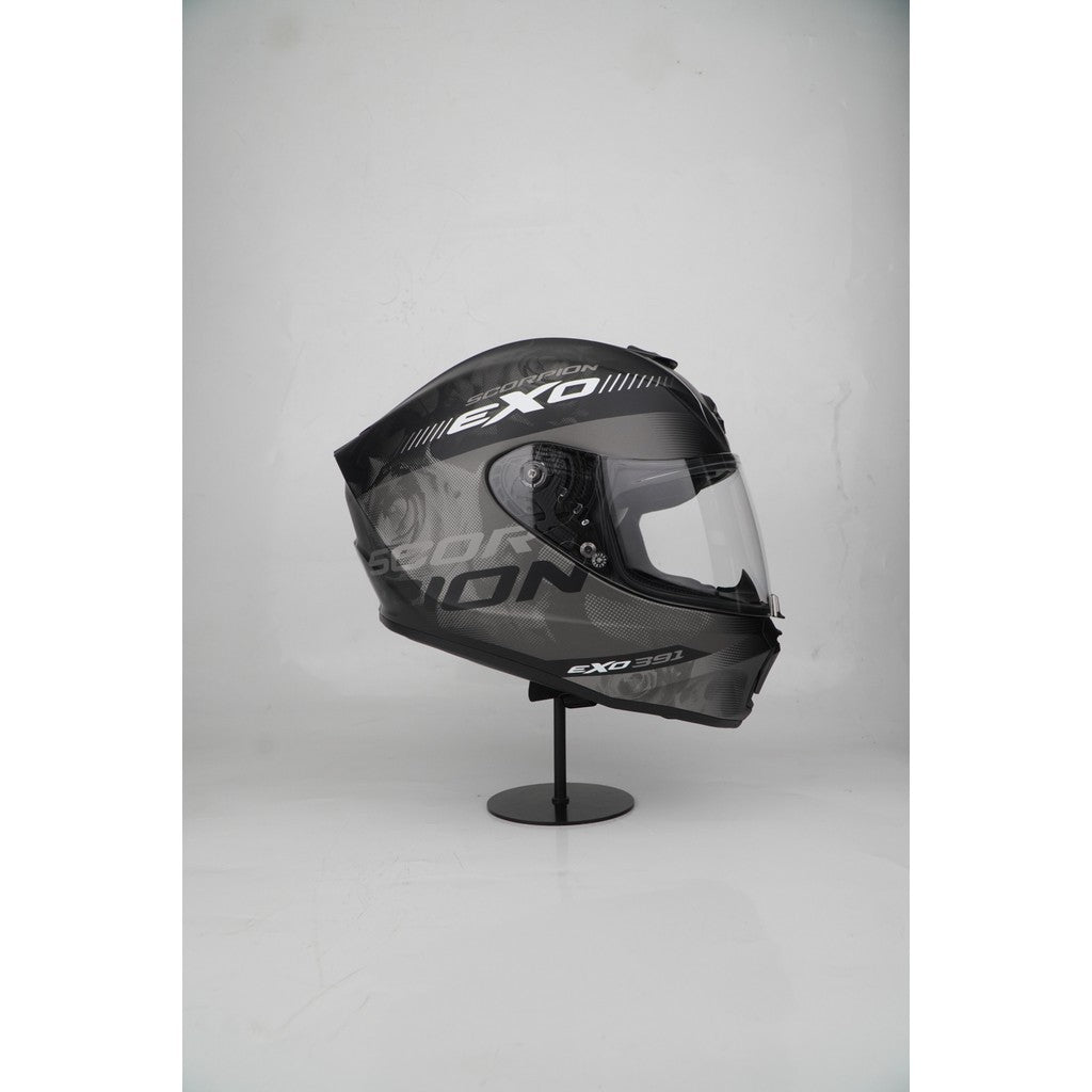Scorpion Helmet Exo-391 (AVA MATT BLACK/SILVER)