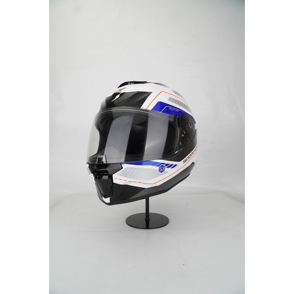 Scorpion Helmet Exo-391 (LEO WHITE/ BLUE)