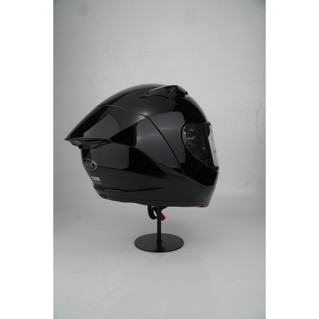 NHK HELMET GP-R Tech Solid - Black Glossy
