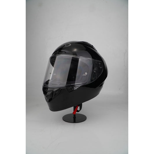 NHK HELMET GP-R Tech Solid - Black Glossy